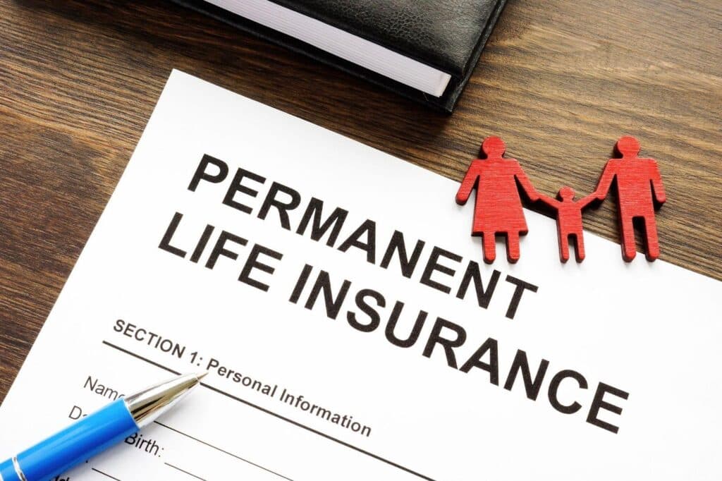 A visual representation of permanent life insurance, highlighting its benefits compared to term life insurance policies.